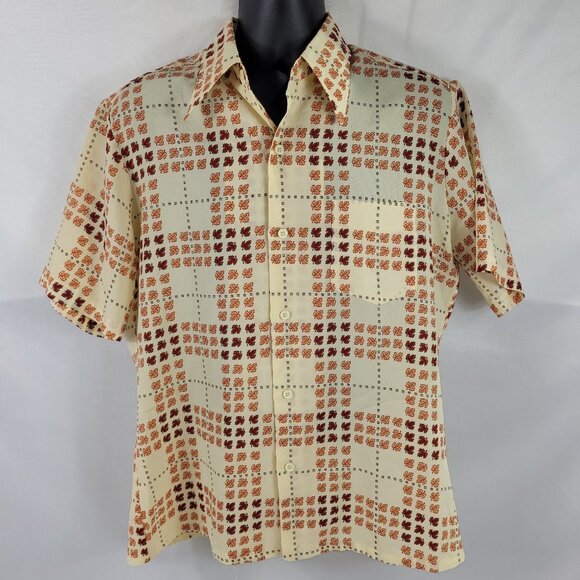 Oasis Men's Shop Palm Springs California Vintage Short Sleeve Button Shirt Large - Picture 1 of 3